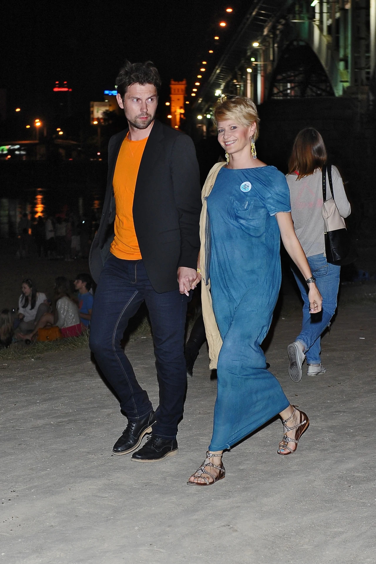 Małgorzata Kożuchowska z mężem