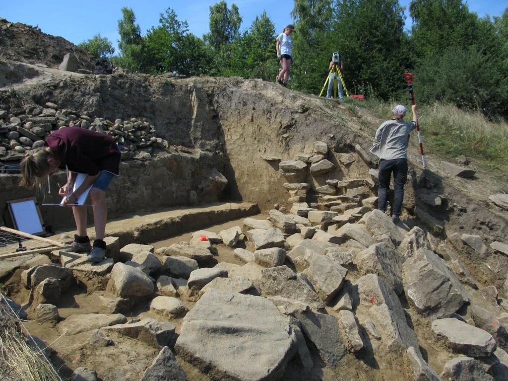 Prace archeologiczne w Maszkowicach