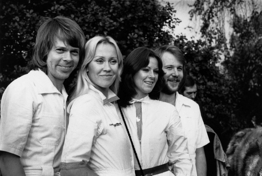 ABBA w 1976 r.: od lewej Bjorn Ulvaeus, Agnetha Faltskog, Anni-Frid Lyngstad i Benny Andersson