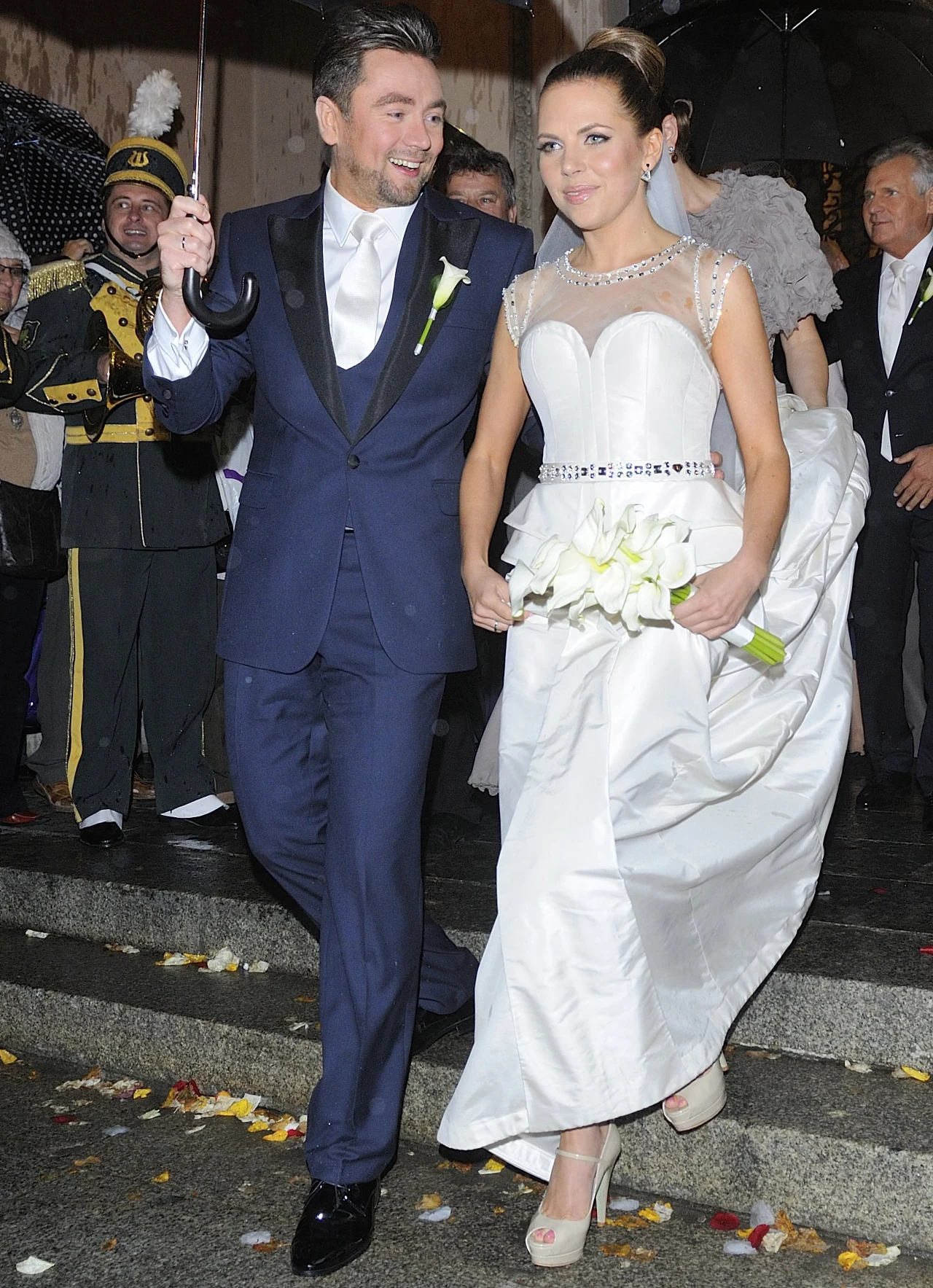 Ola i Kuba podczas ślubu Ola i Kuba podczas ślubu