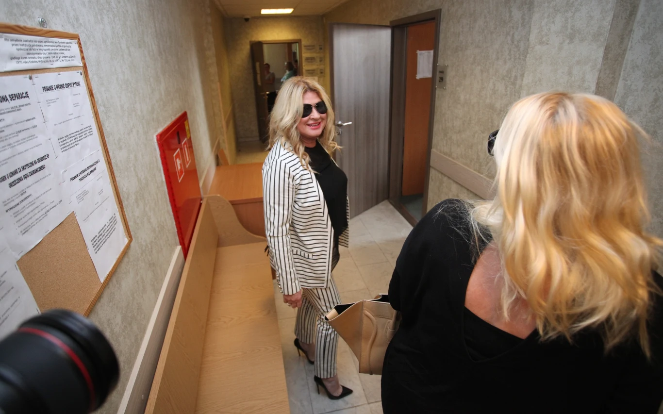 Beata Kozidrak w sądzie