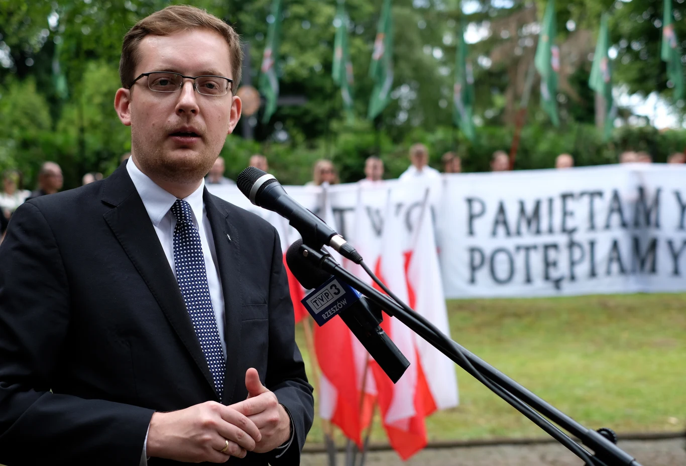 Prezes Ruchu Narodowego poseł Robert Winnicki