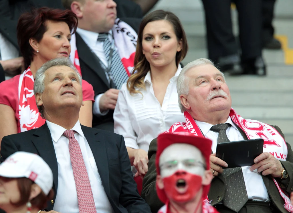 Ola z mamą, tatą i Wałęsą Ola z mamą, tatą i Wałęsą