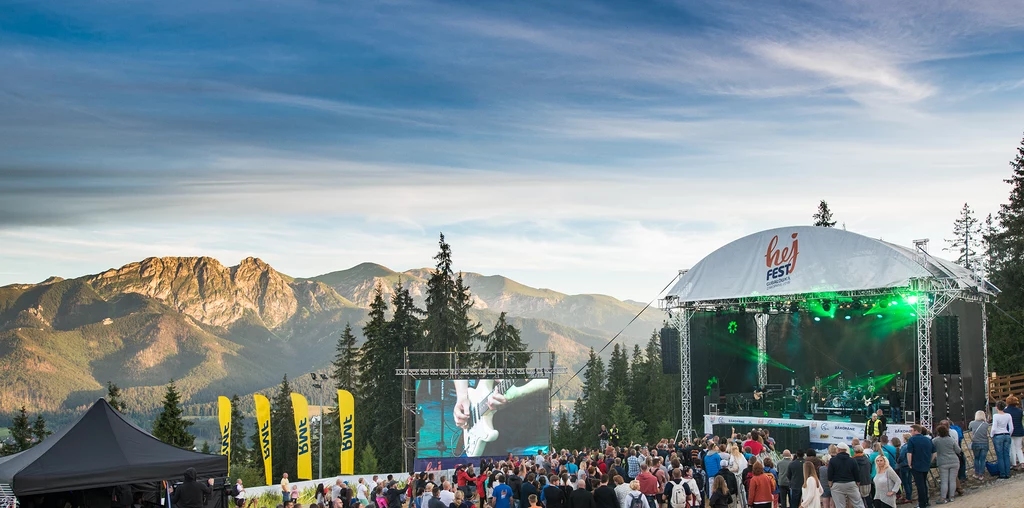 Hej Fest odbywa się na najwyżej położonej scenie w Polsce