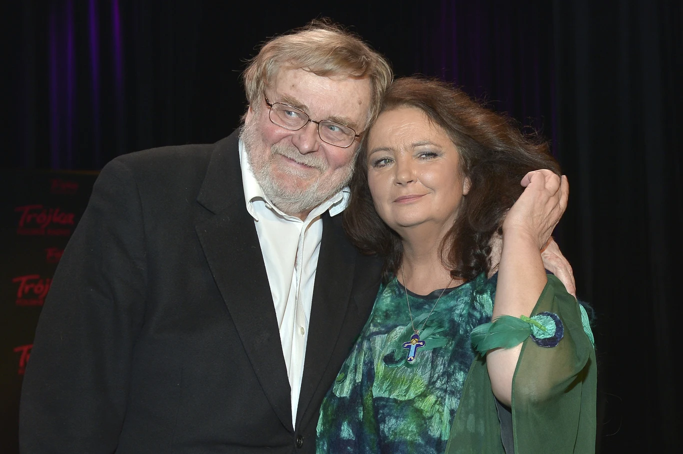 Anna Dymna z mężem Krzysztofem Orzechowskim Anna Dymna z mężem Krzysztofem Orzechowskim