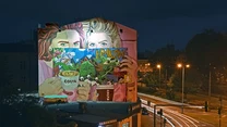 Mural przy ulicy Dietla w Krakowie
