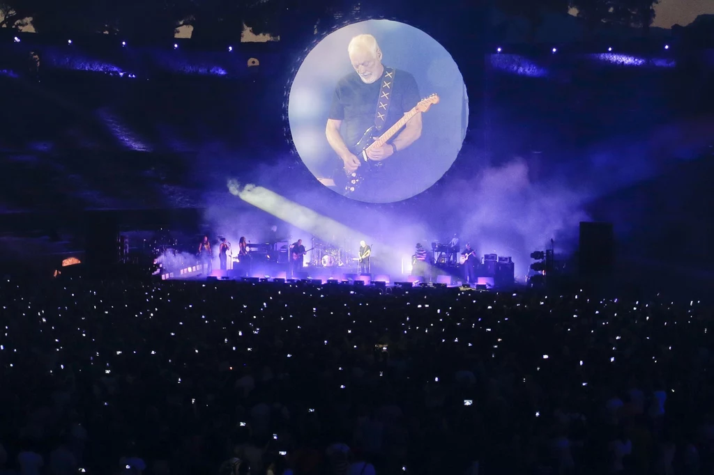 David Gilmour w Pompejach