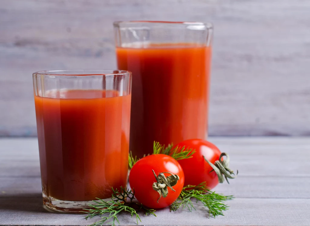 Chłodnik z soku pomidorowego