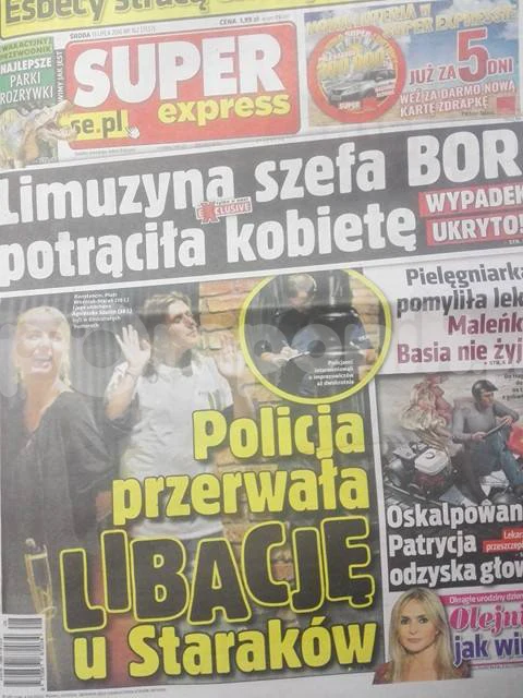 O imprezie rozpisuje się "Super Express" O imprezie rozpisuje się "Super Express"