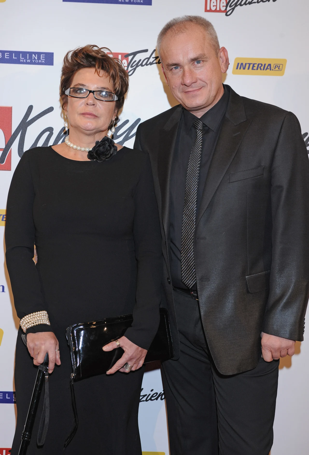 Michał Olszański z żoną Michał Olszański z żoną