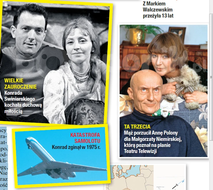 Walczewski zdradzał żonę z inną aktorką Walczewski zdradzał żonę z inną aktorką