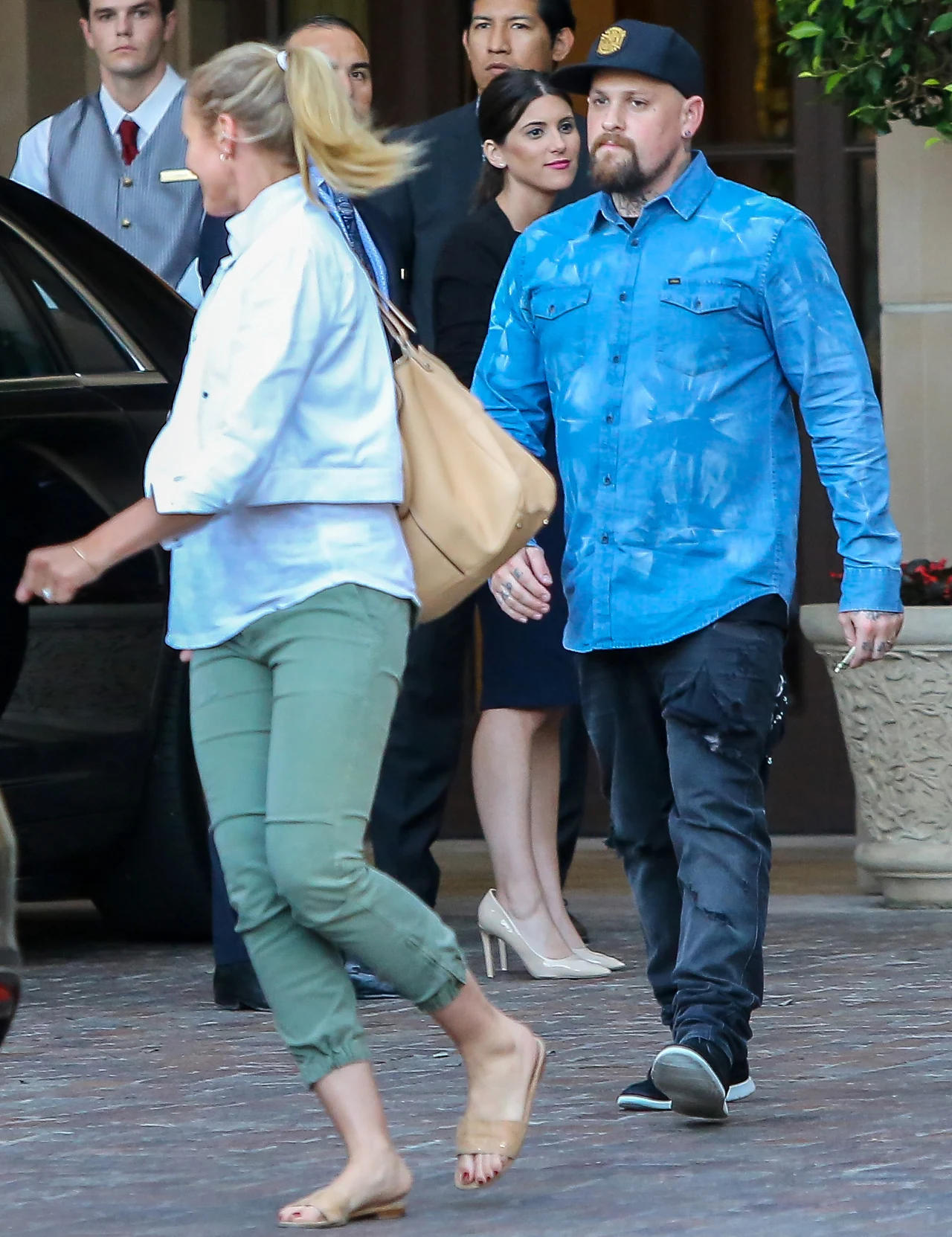 Cameron Diaz z mężem Cameron Diaz z mężem