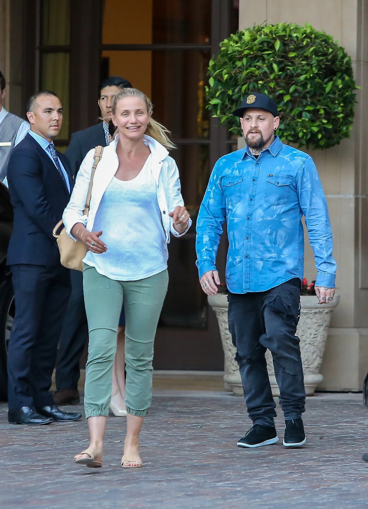 Cameron Diaz z mężem Cameron Diaz z mężem