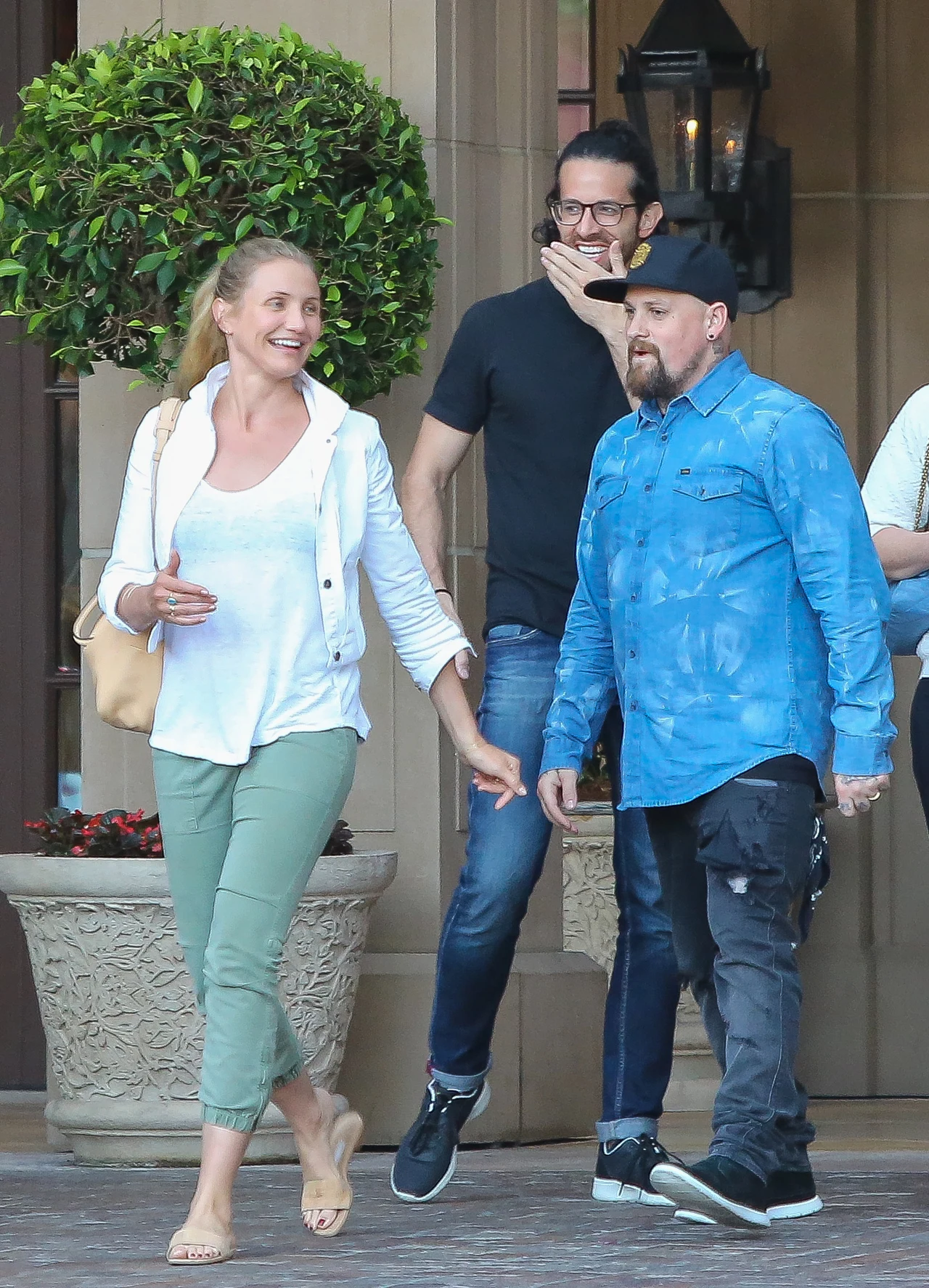 Cameron Diaz z mężem Cameron Diaz z mężem