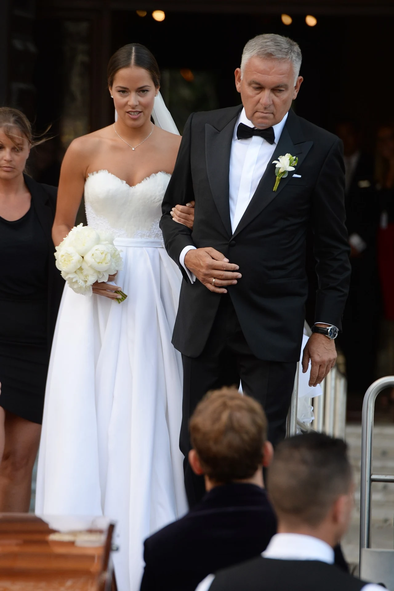 Ana Ivanović z tatą, ślub kościelny Ana Ivanović z tatą, ślub kościelny
