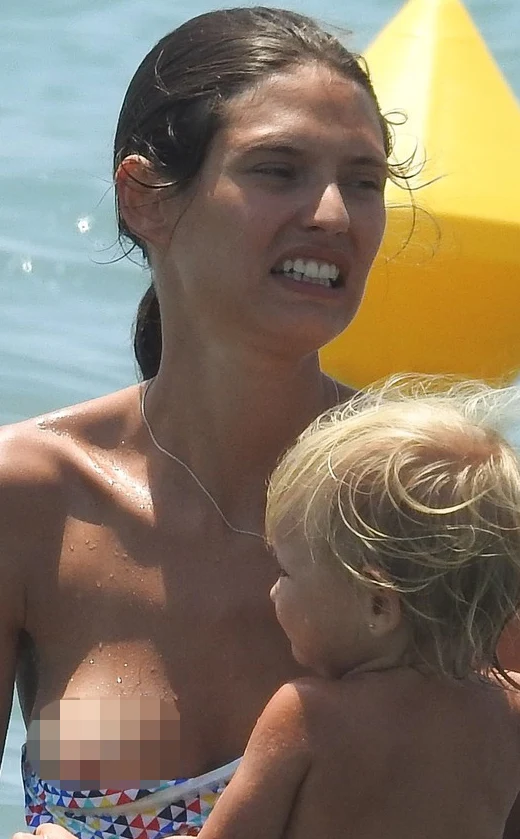 Bianca Balti z córką Bianca Balti z córką