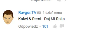 Komentarze pod teledyskiem "Daj mi klapsa" Komentarze pod teledyskiem "Daj mi klapsa"