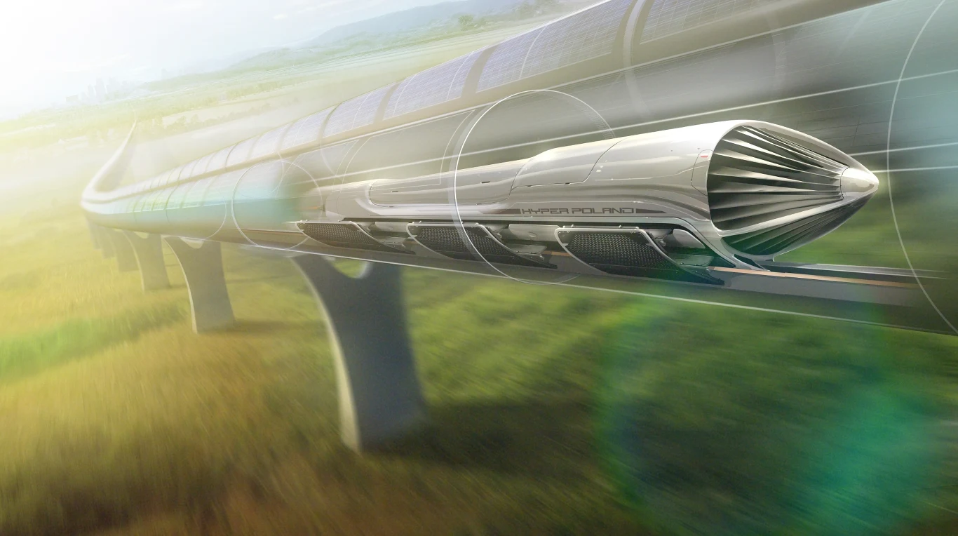 Hyperloop - wizja autorstwa Hyper Poland Hyperloop - wizja autorstwa Hyper Poland