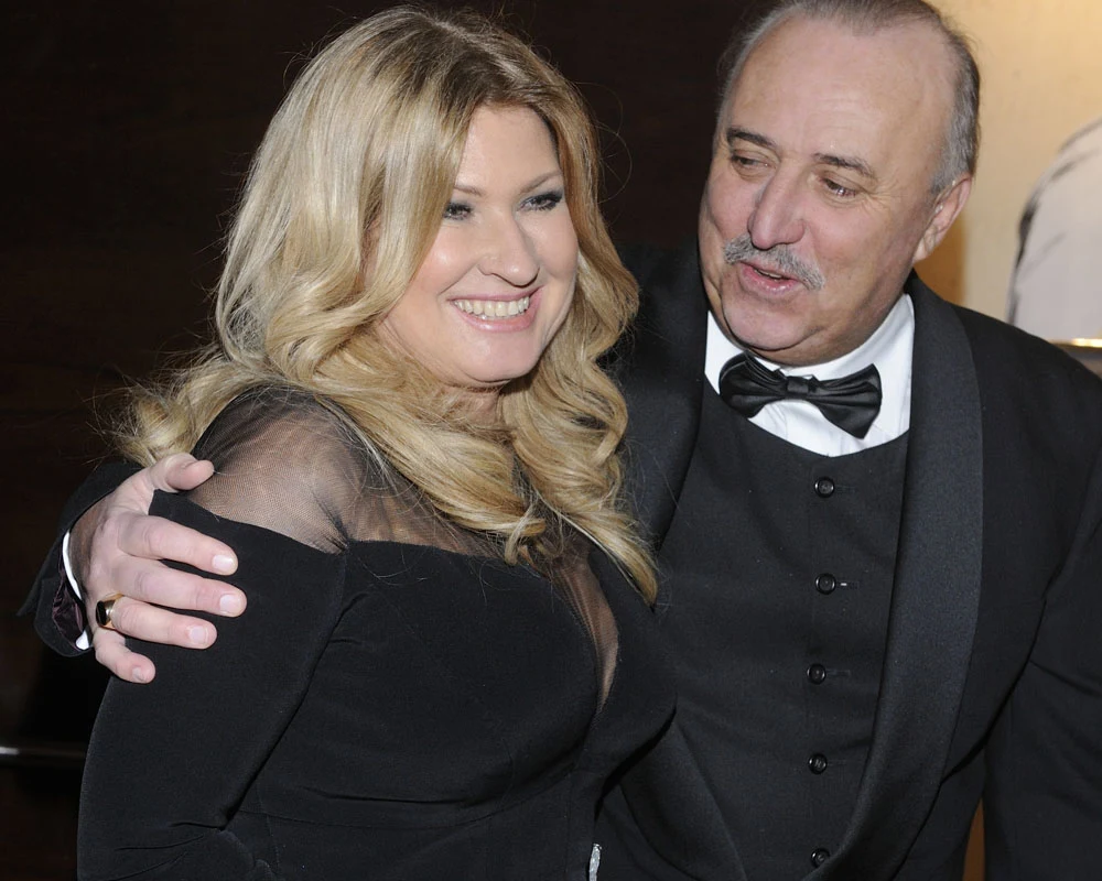 Beata Kozidrak z mężem