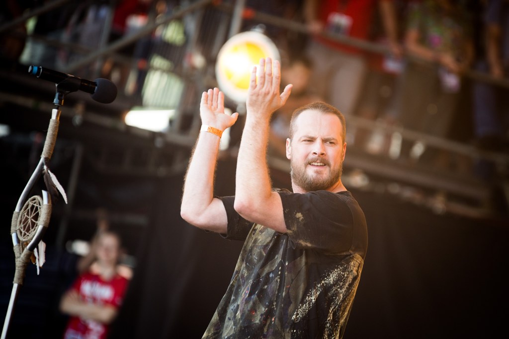 Paweł Małaszyński (Cochise) na Dużej Scenie Przystanku Woodstock 2016