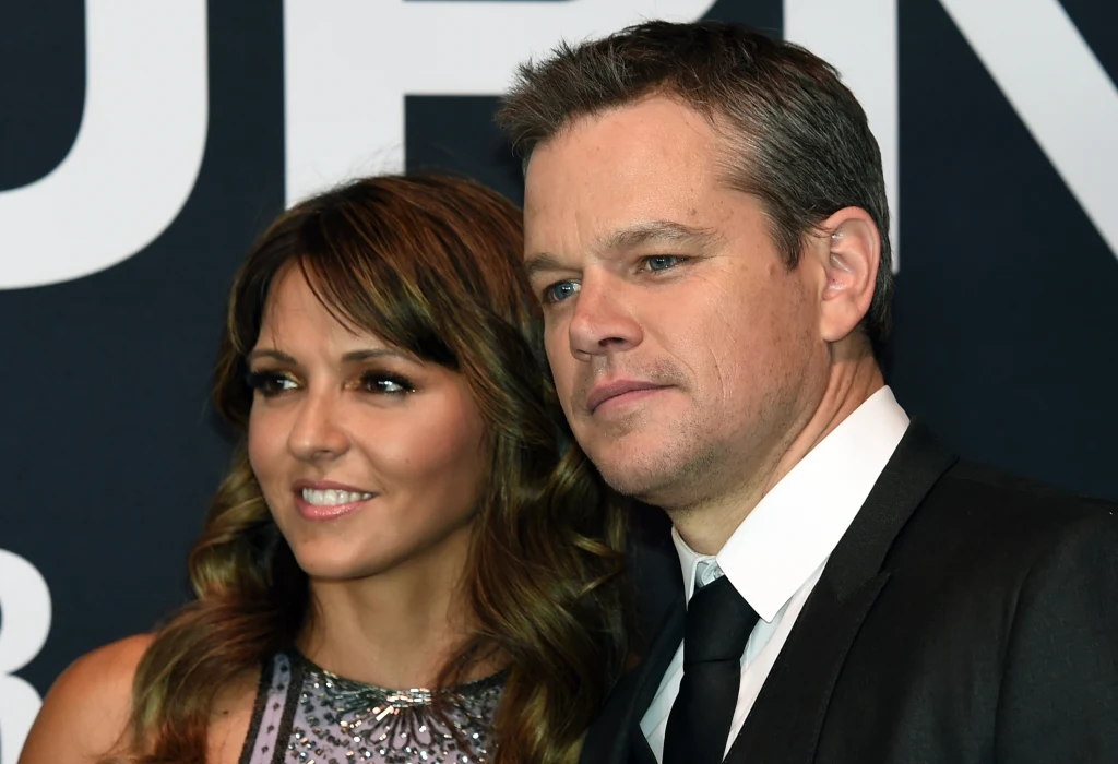 Matt Damon z żoną