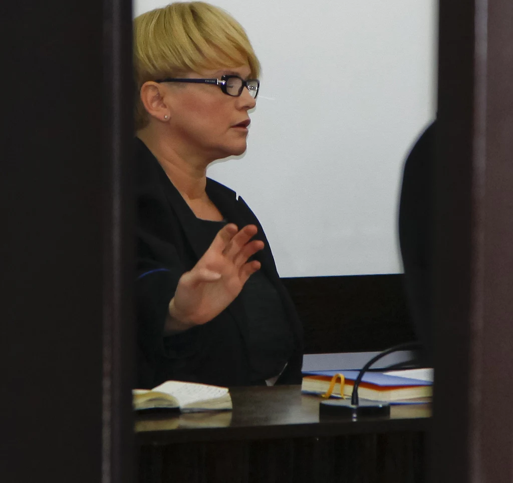Katarzyna Figura w sądzie Katarzyna Figura w sądzie