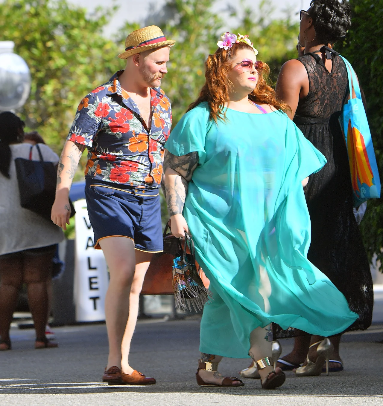 Tess Holliday z narzeczonym Tess Holliday z narzeczonym