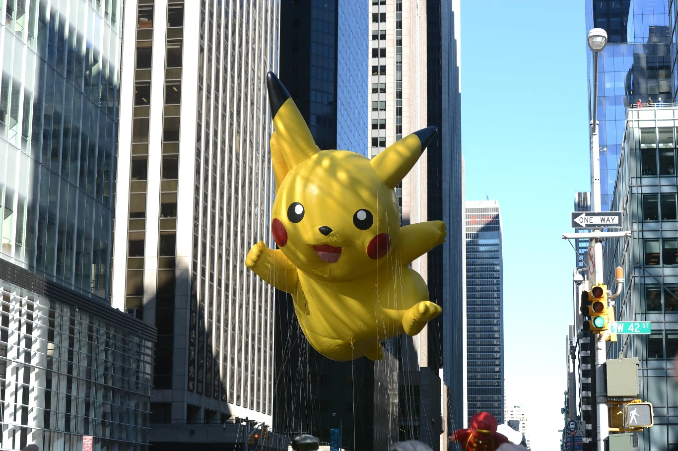 Pikachu na paradzie w Nowym Jorku