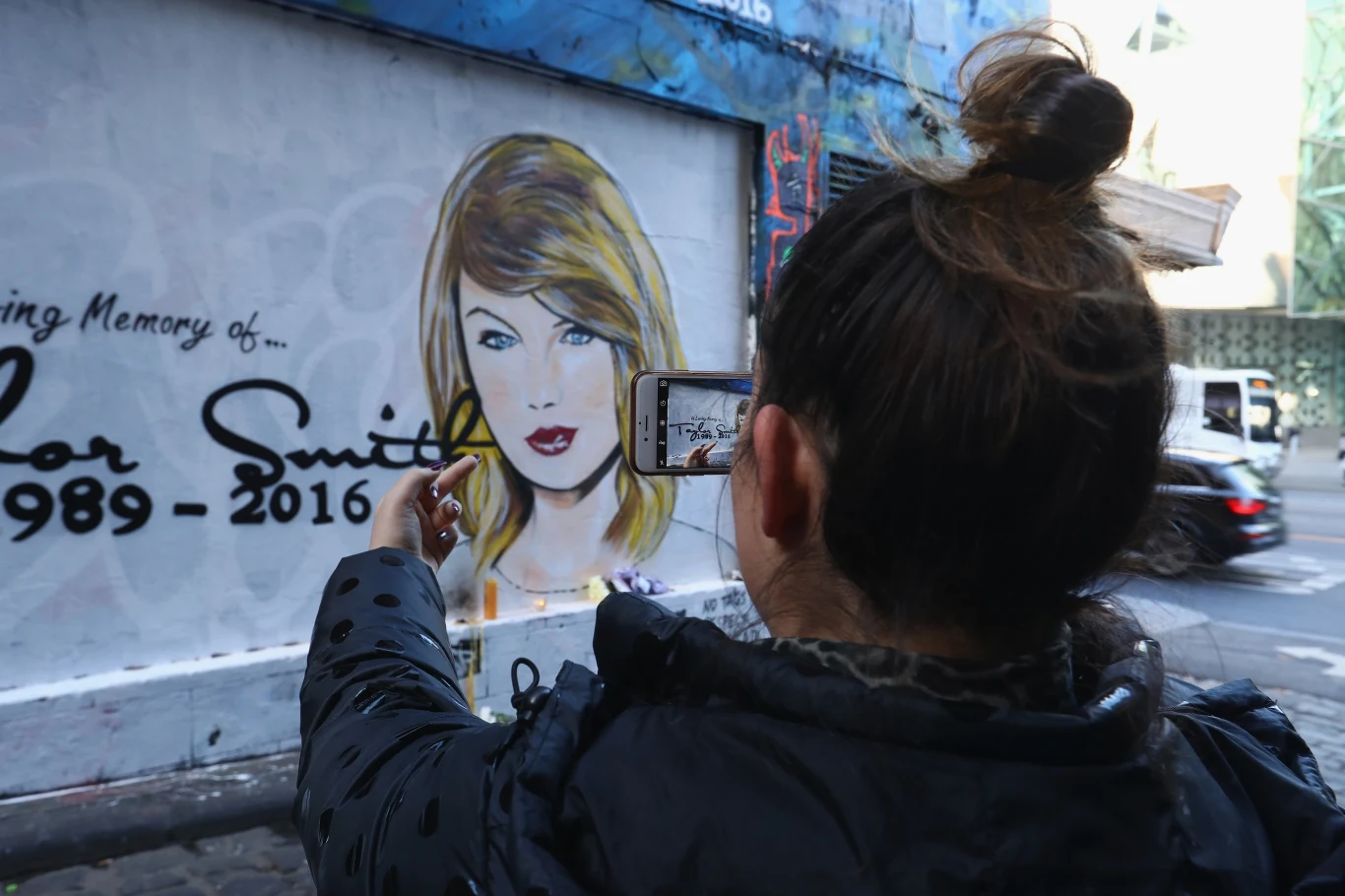 Mural z Taylor Swift