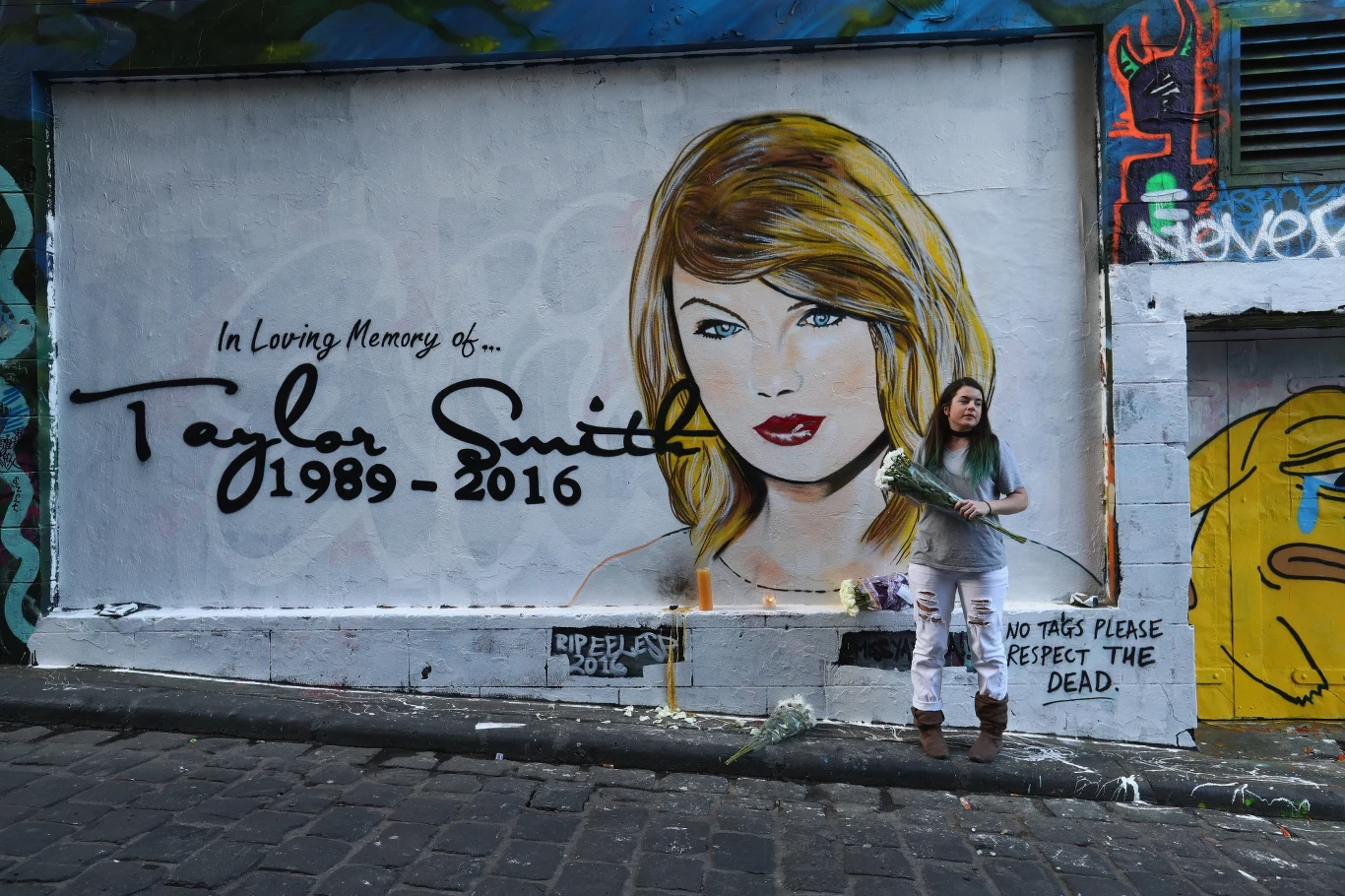 Mural z Taylor Swift