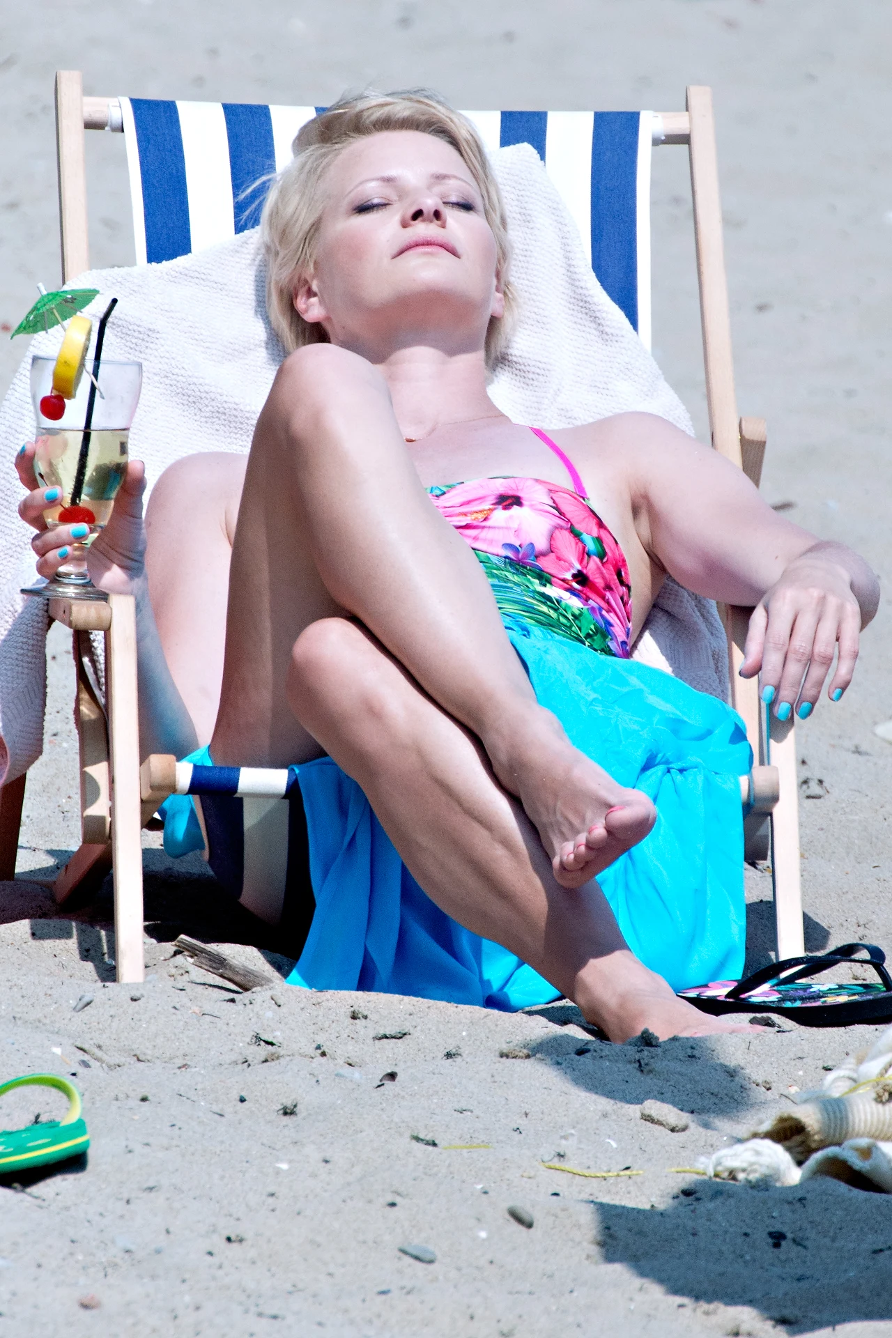 Małgorzata Kożuchowska na planie "Rodzinki.pl", Gdynia 2013 Małgorzata Kożuchowska na planie "Rodzinki.pl", Gdynia 2013