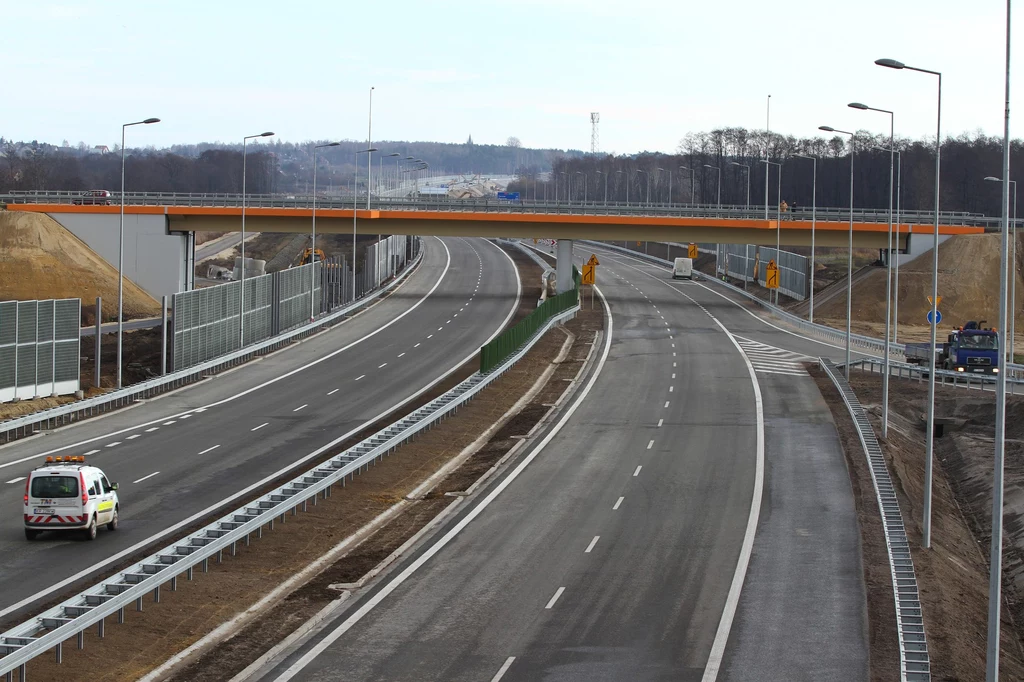 Węzeł na autostradzie A4