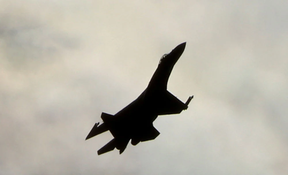 Na zdjęciu: Rosyjski myśliwiec wielozadaniowy Su-35 Na zdjęciu: Rosyjski myśliwiec wielozadaniowy Su-35