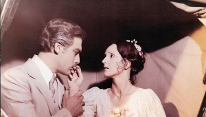 Leszek Teleszyński i Elżbieta Starostecka w filmie "Trędowata" (1976)