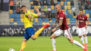 Marcin Warcholak i Zdenek Ondaraszek podczas spotkania w Gdyni