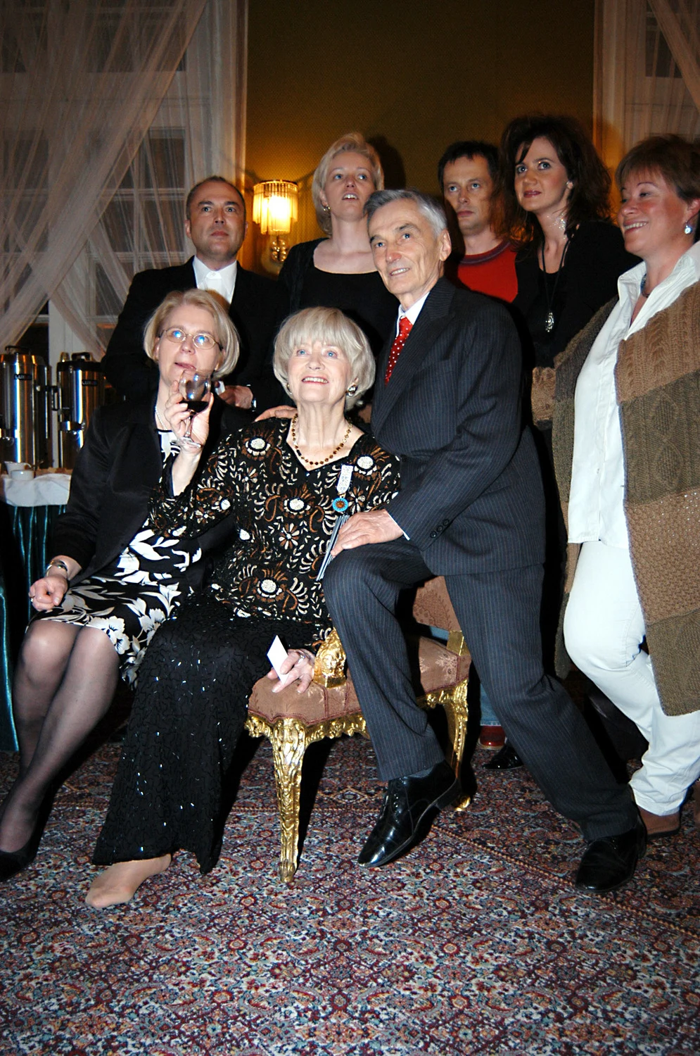 Alina Janowska z rodziną