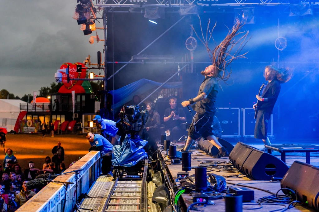 Decapitated w akcji na Przystanku Woodstock 2016 (z prawej Vogg)