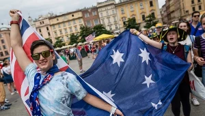 młodzi Australijczycy w Krakowie