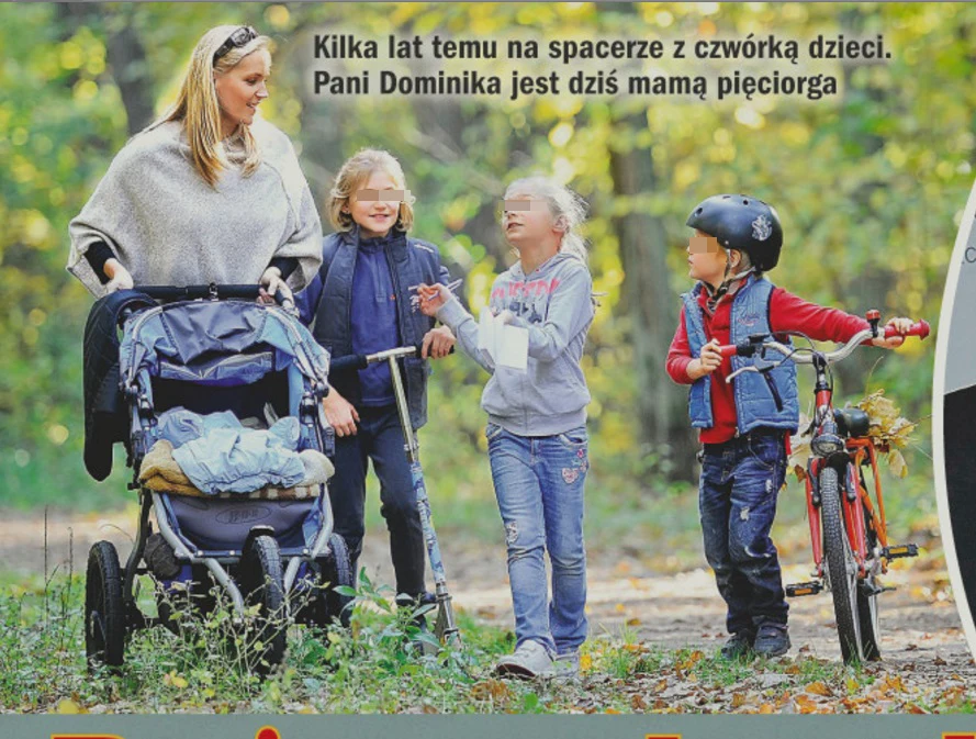 Dominika z dziećmi  Dominika z dziećmi