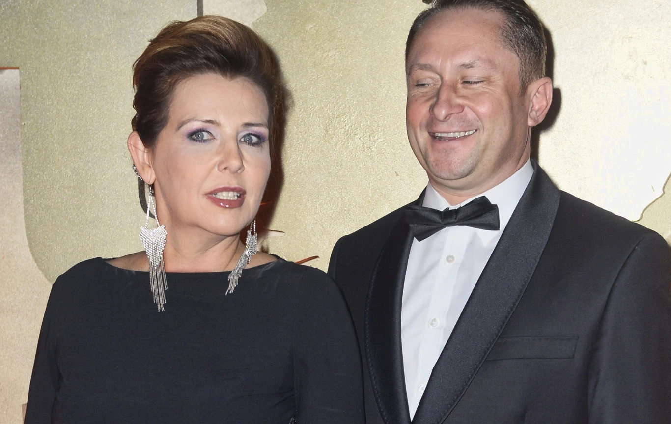 Kamil Durczok z żoną Kamil Durczok z żoną