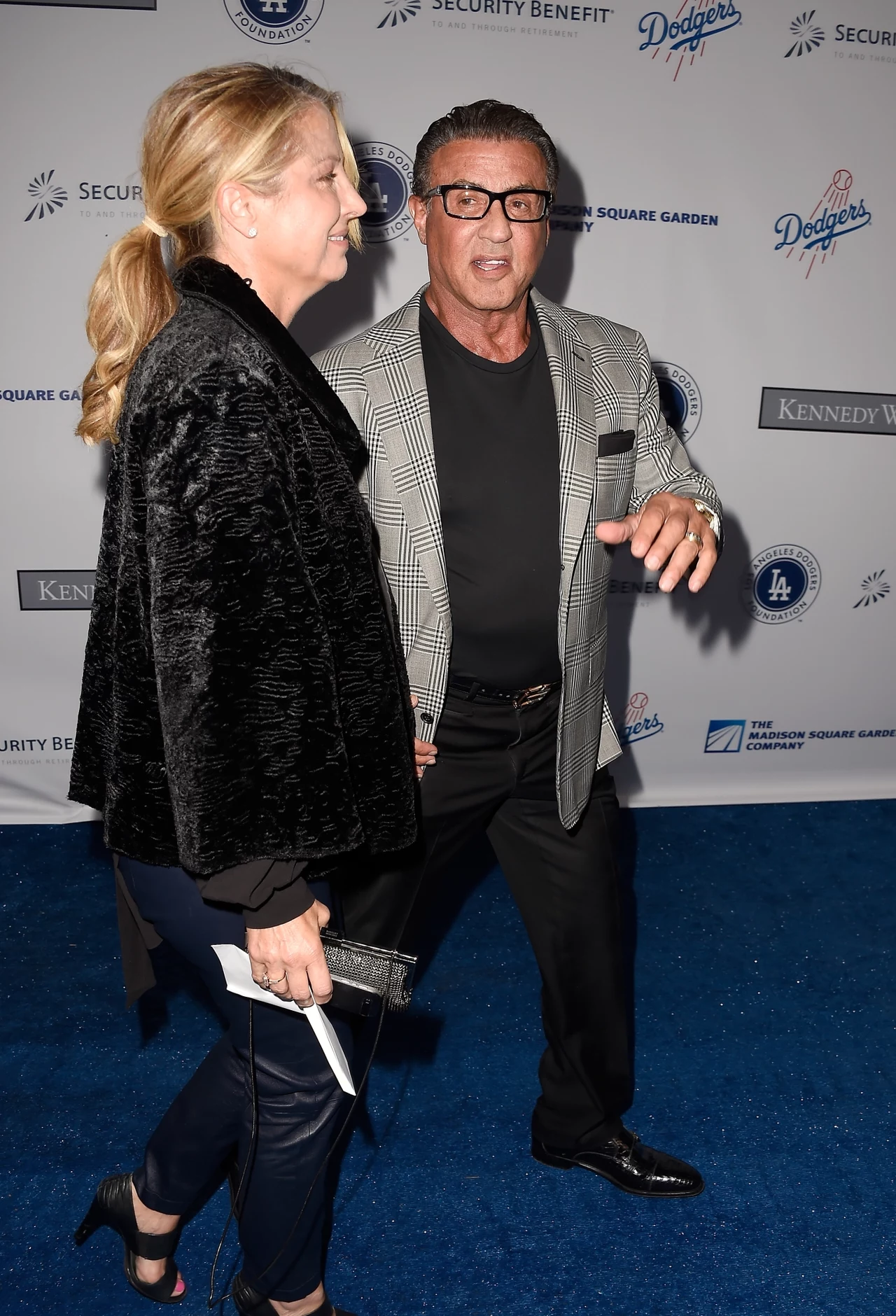 Sylvester Stallone, Tricia Flavin Sylvester Stallone, Tricia Flavin