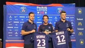 Grzegorz Krychowiak i Thomas Meunier