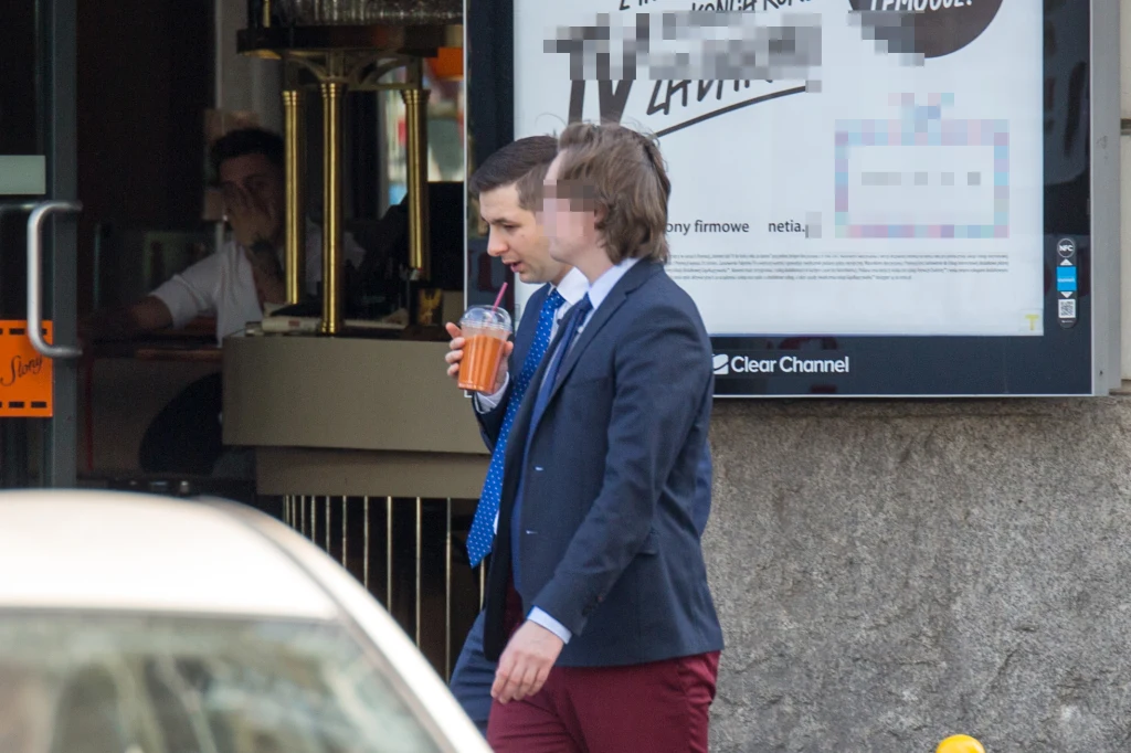 Patryk Jaki na soku z kolegą Patryk Jaki na soku z kolegą