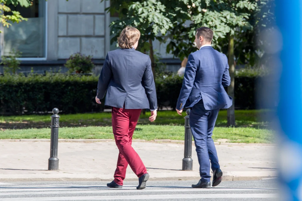 Patryk Jaki na soku z kolegą Patryk Jaki na soku z kolegą