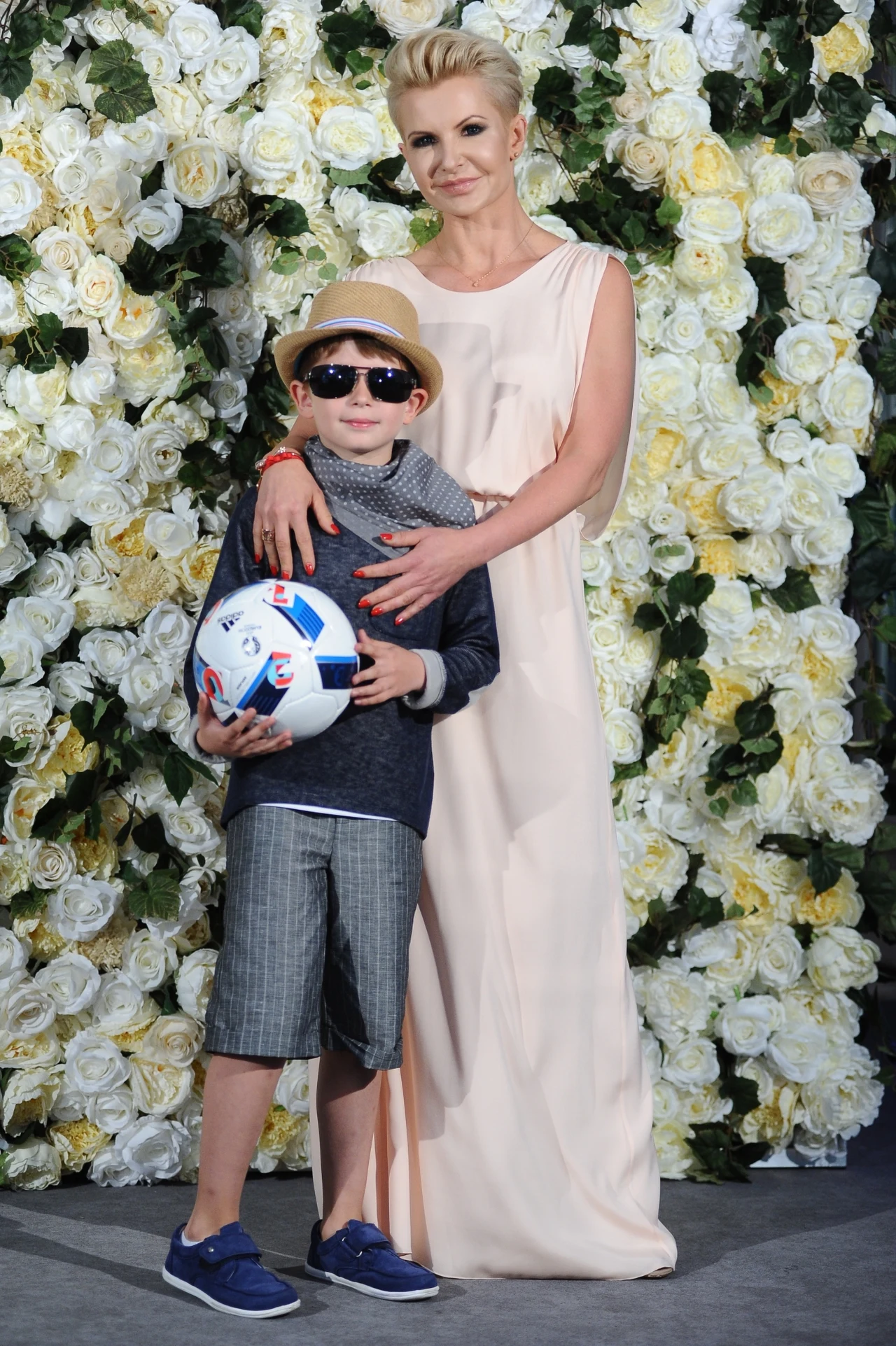 Joanna Racewicz z synem Joanna Racewicz z synem