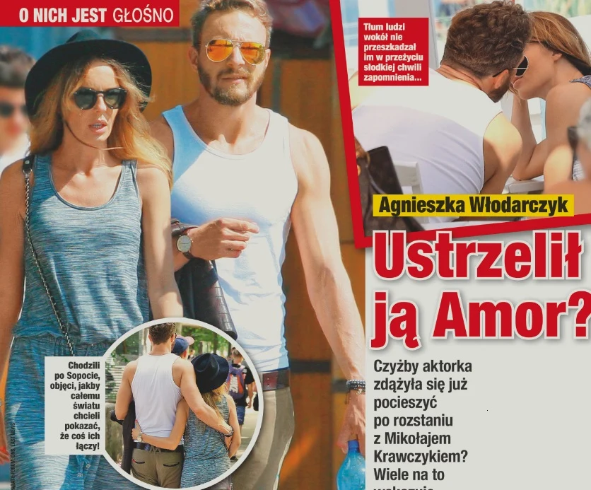 Sławek i Agnieszka na spacerze Sławek i Agnieszka na spacerze