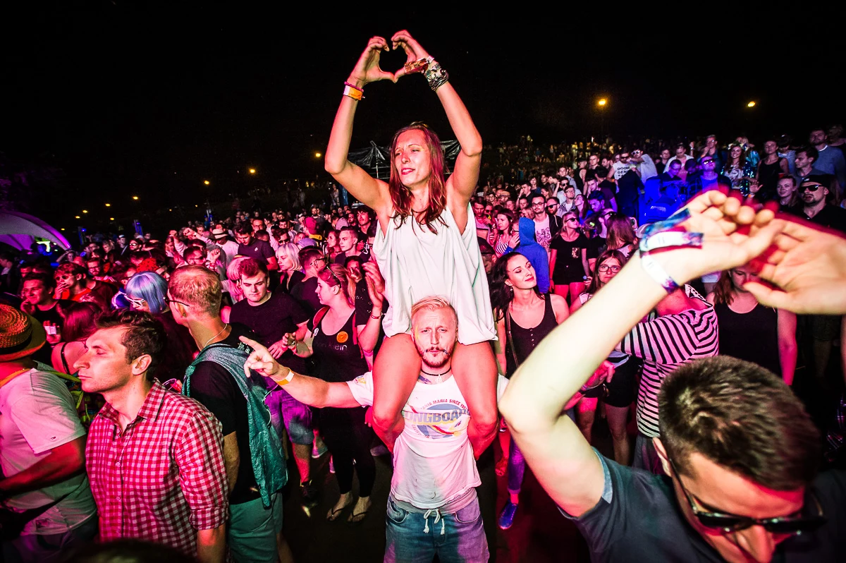 Publiczność pierwszego dnia festiwalu