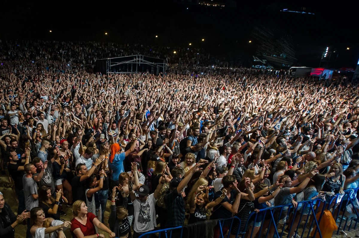 Publiczność drugiego dnia festiwalu