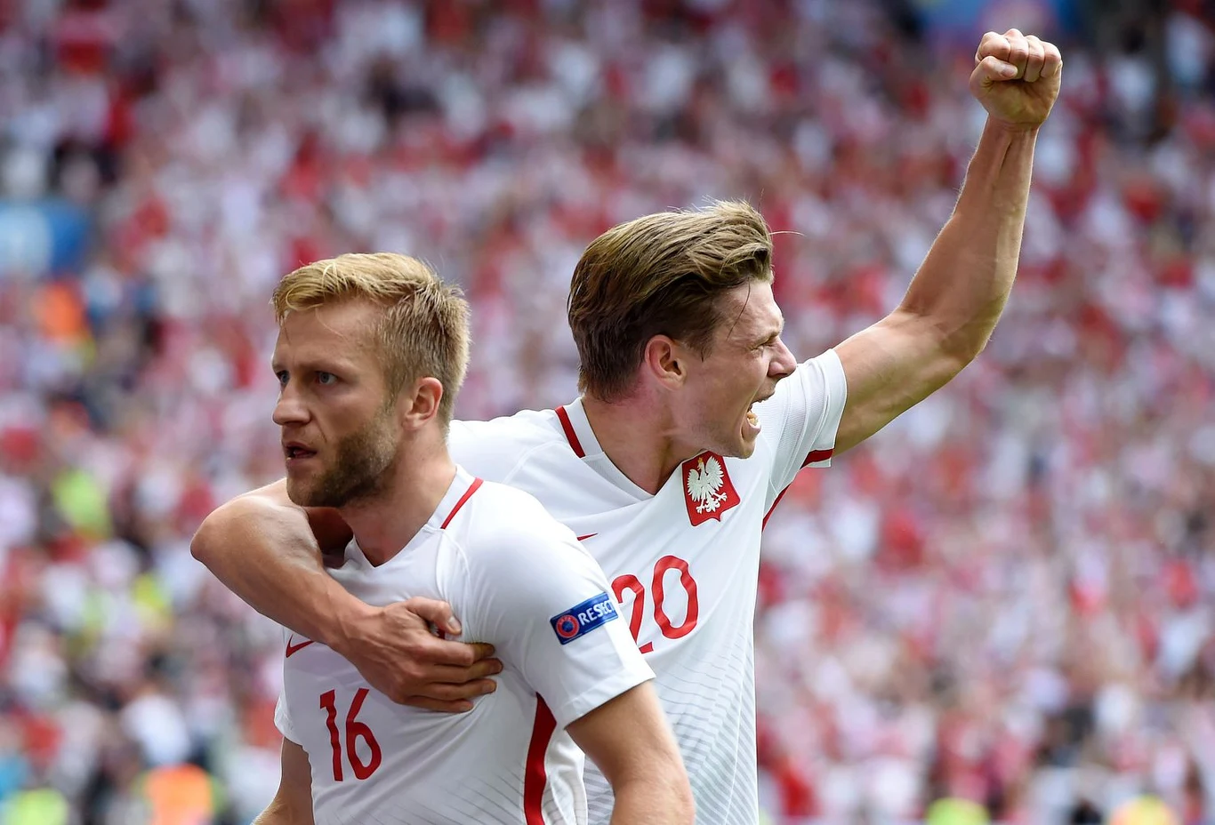 Jakub Błaszczykowski (z lewej) i Łukasz Piszczek podczas Euro 2016 Jakub Błaszczykowski (z lewej) i Łukasz Piszczek podczas Euro 2016