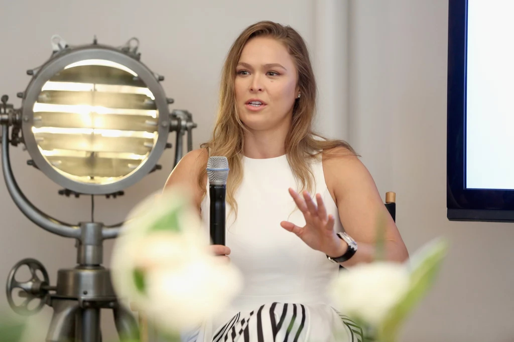 Ronda Rousey chętnie opowiada o swoim życiu i karierze, fot. Cindy Ord/Getty Images dla Reebok 